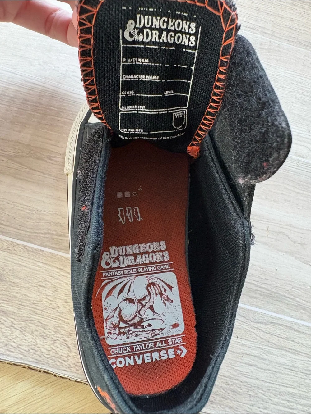 Converse x Dungeons & Dragons Chuck Taylor All Star Kids Black Sneakers